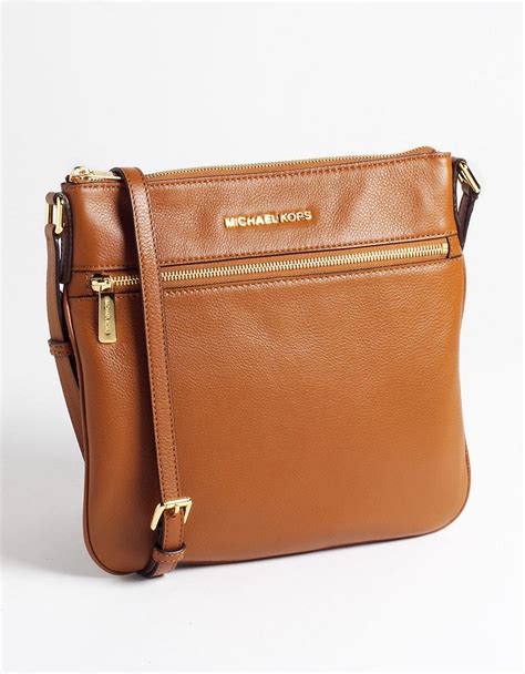 michael kors brown purse leather criss and canvas|Michael Kors brown tote purses.